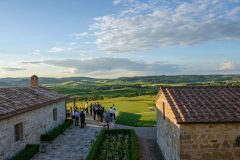 Blick vom Club-Haus. Foto Rosewood Castiglion del Bosco