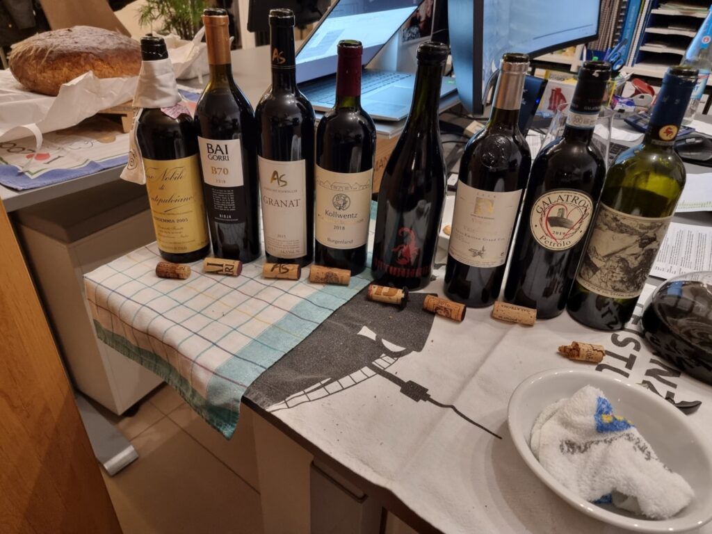 Weinprobe Toskana des WineSTR CLUB 17.01.2025