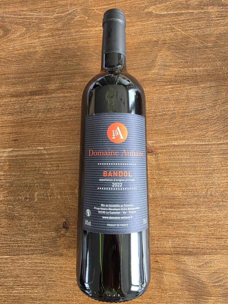 Bandol Rouge 2022 Domaine Antiane AOP 0,75l