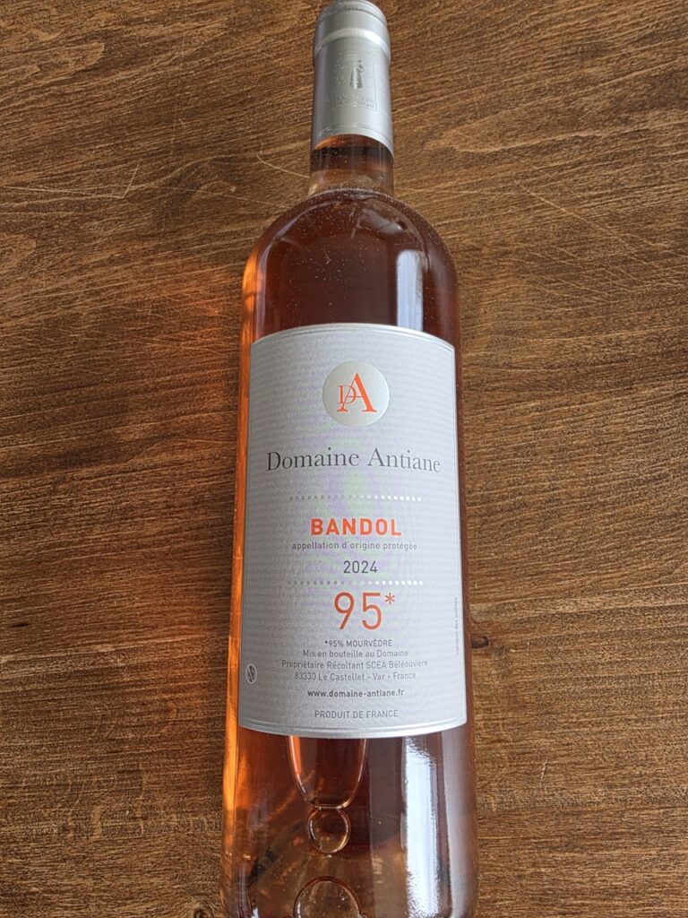 Bandol Rosé 95* 2024 Domaine Antiane AOP 0,75l