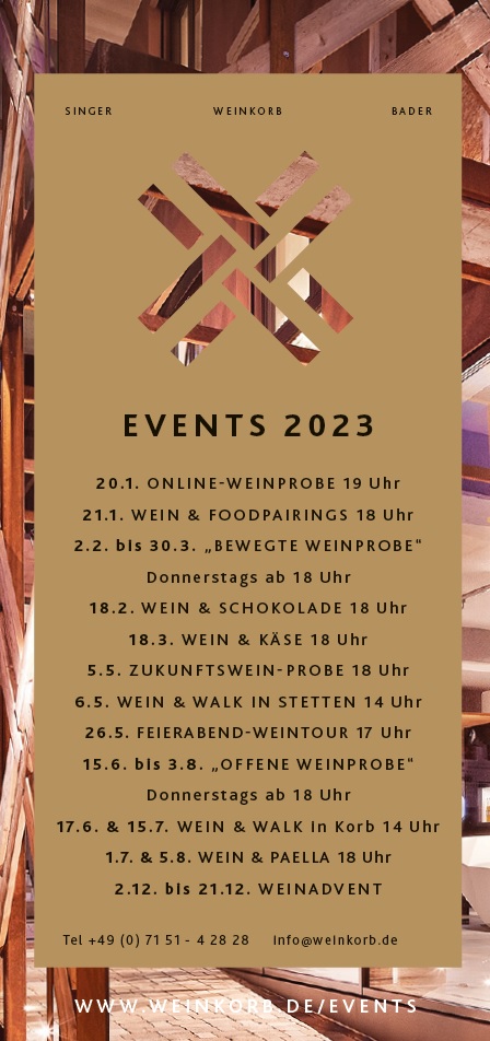 Wein & Tapas im WEINGARTEN