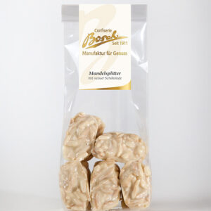 Mandelsplitter Mandelsplitter weiße Schokolade 125g